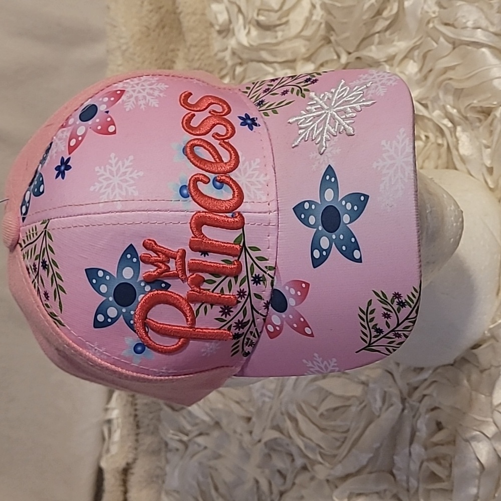 Princess Cap / Hat Pink Girls Baseball Cap